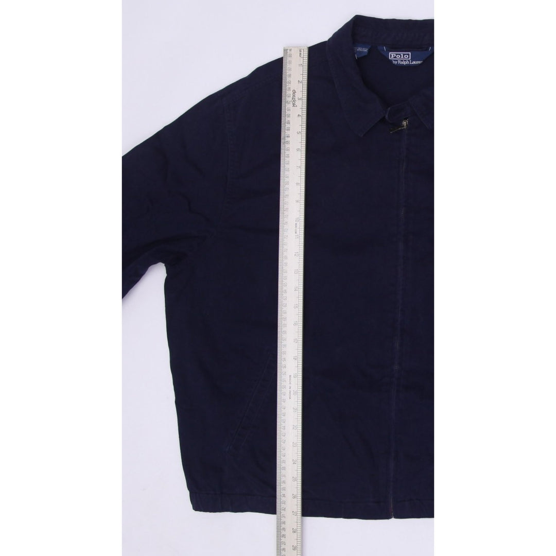 Vintage Polo By Ralph Lauren 100% Cotton Zip Up Harrington Jacket