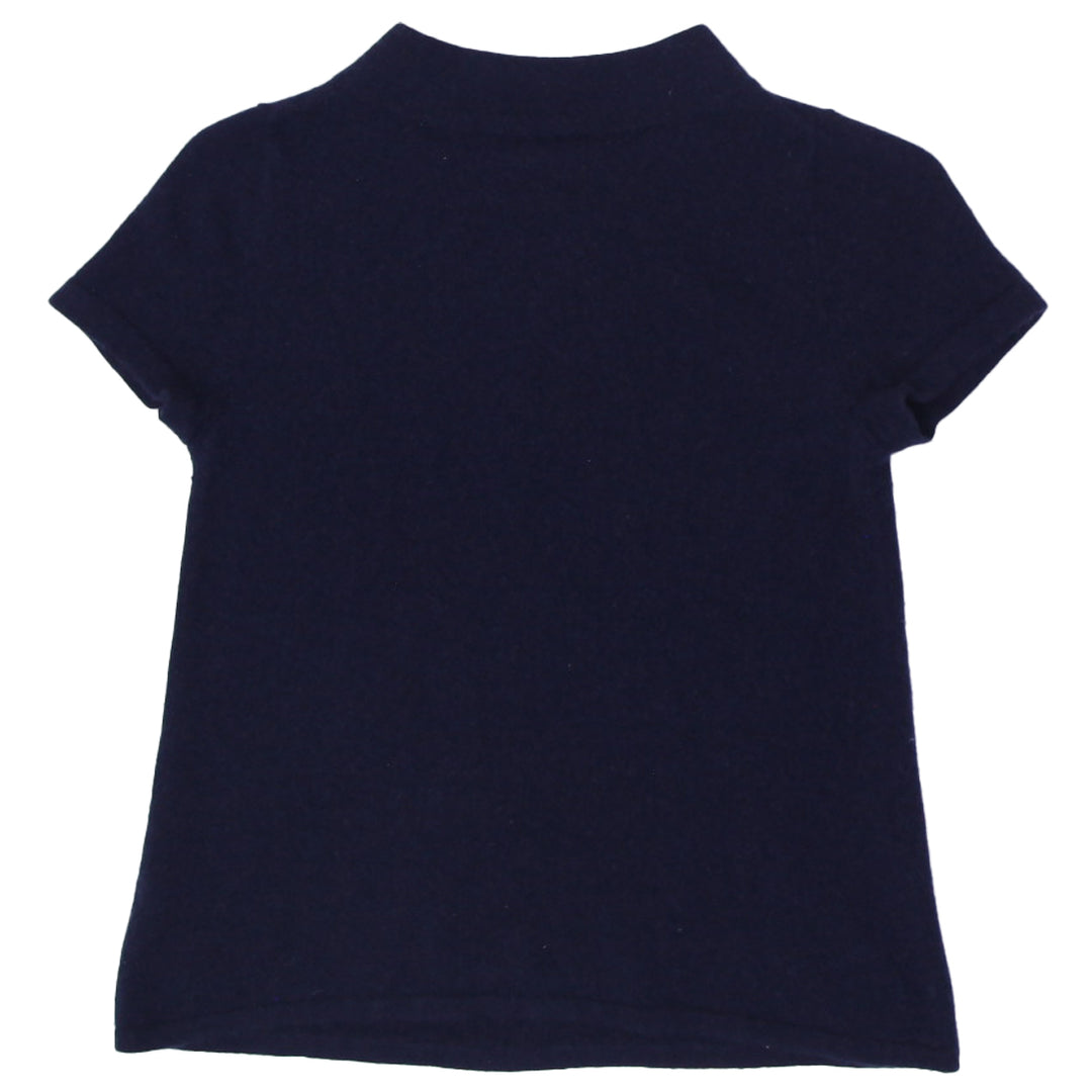 Ladies J. Crew 100% Cashmere Short Sleeve Sweater