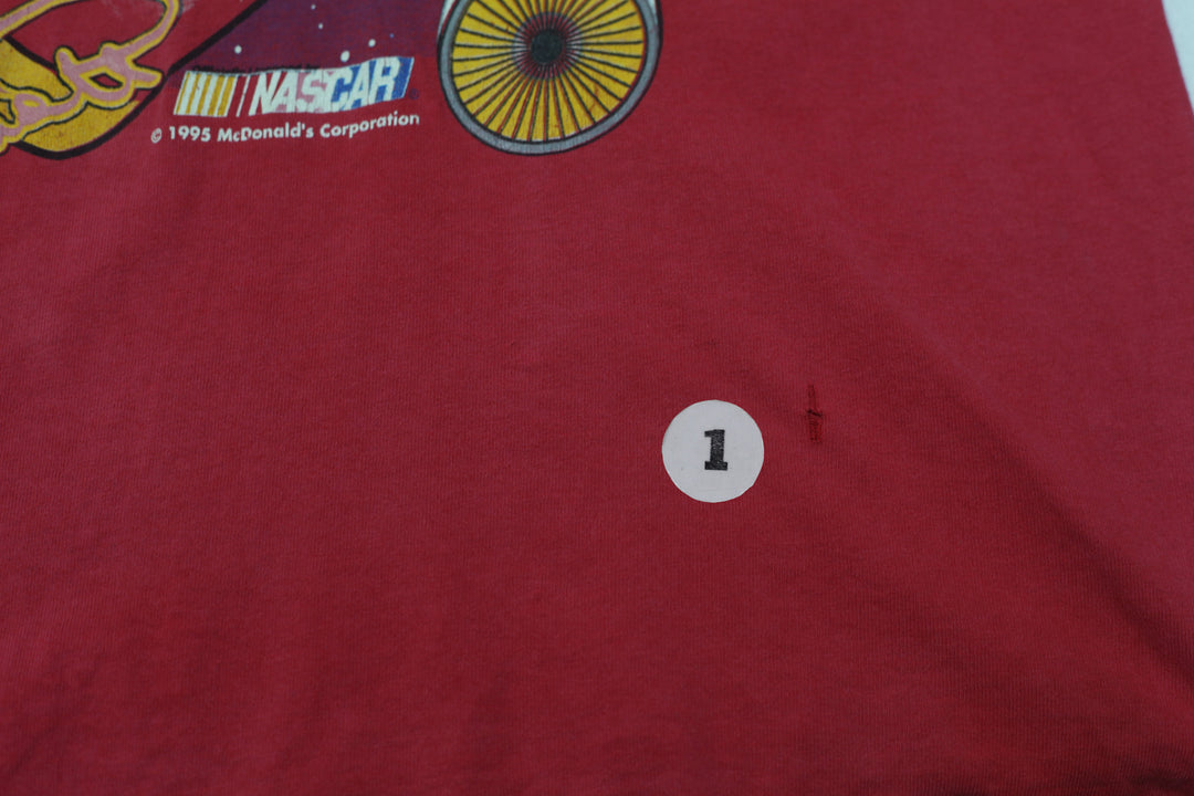 Vintage Hunter Sportswear 90s Bill Elliott Georgia Rocket Man Nascar Mcdonalds T-Shirts Single Stitch Made in | Fashion Rerun
