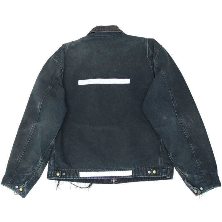 Vintage Carhartt J01 BLK Blanket Lined Detroit Jacket Made In The USA