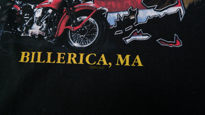 Vintage Kelly's House Of Harley Davidson Eagles T- Shirt