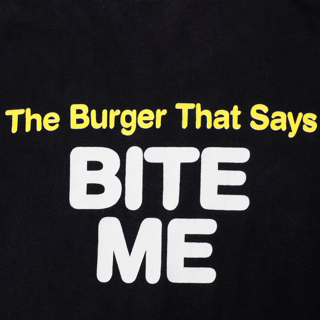 Vintage 90's Mean Gene's Burgers Bite Me T-Shirt Size XL | Migration_T-Shirts - View 6 | Fashion Rerun
