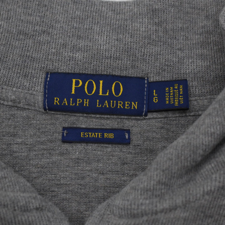 Mens Polo Ralph Lauren Estate Rib Quarter Zip Sweater