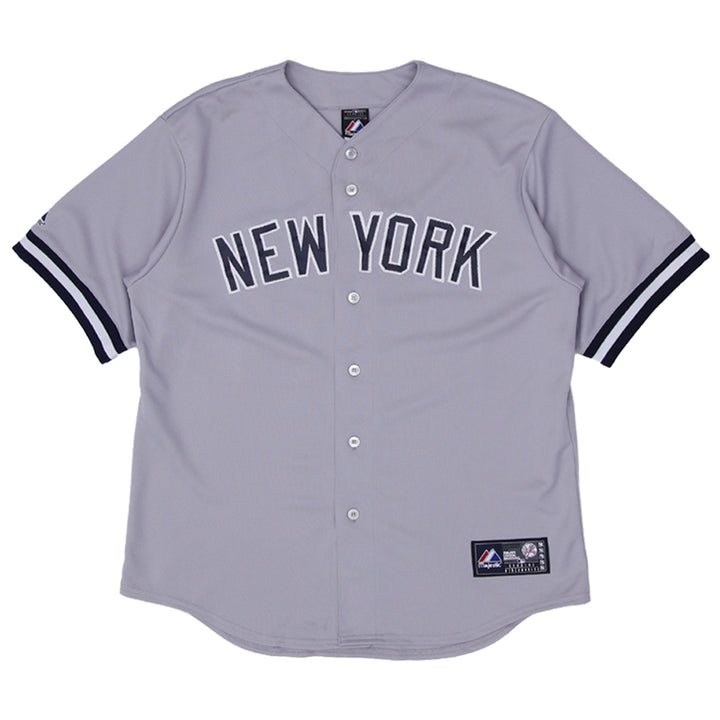 Vintage New York Yankees Cano 24 Majestic MLB Jersey Gray Size Large - Fashion Rerun Vintage Migration_Jersey