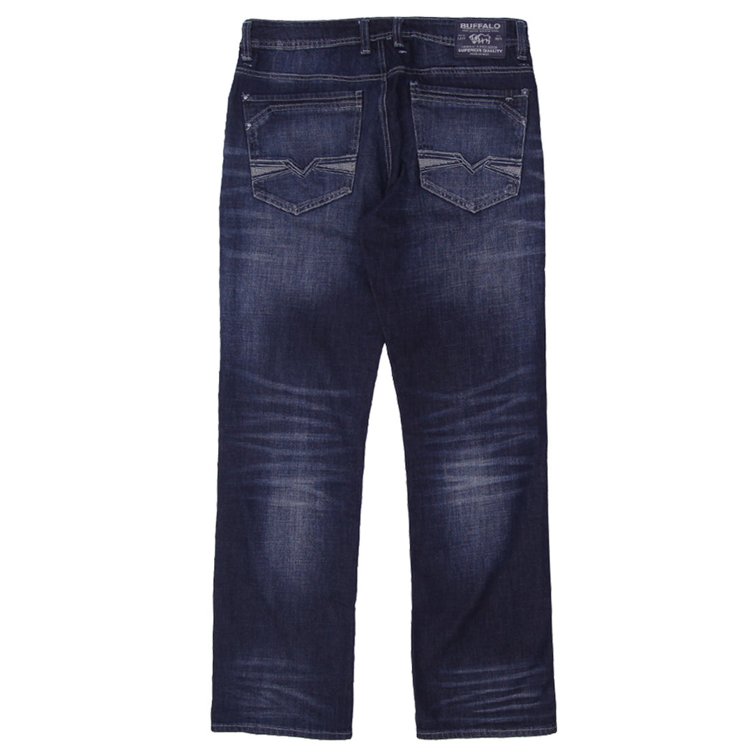 Mens Y2K Buffalo by David Bitton Driven-X Relaxed Straight Stretch Jeans