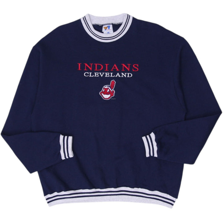 Vintage Artex Sportswear Indians Cleveland Navy Sweatshirt XL | Migration_Sweatshirt | Fashion Rerun