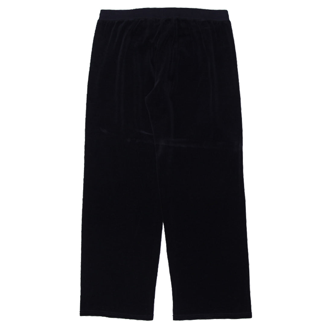 Ladies Embroidered Fila Logo Velour Pants