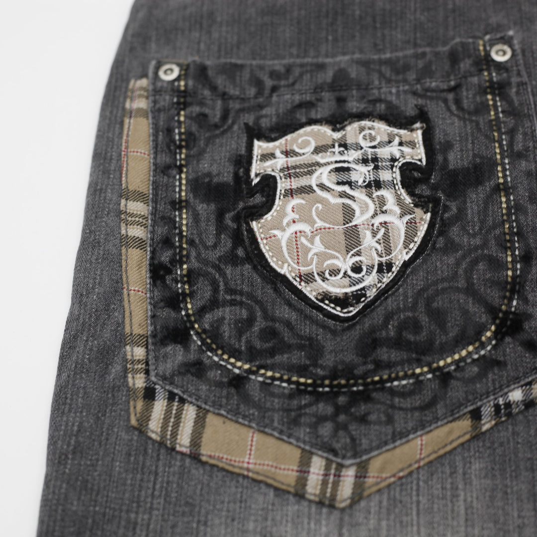 Y2K Mens Southpole Graphic Denim Jeans Size 30