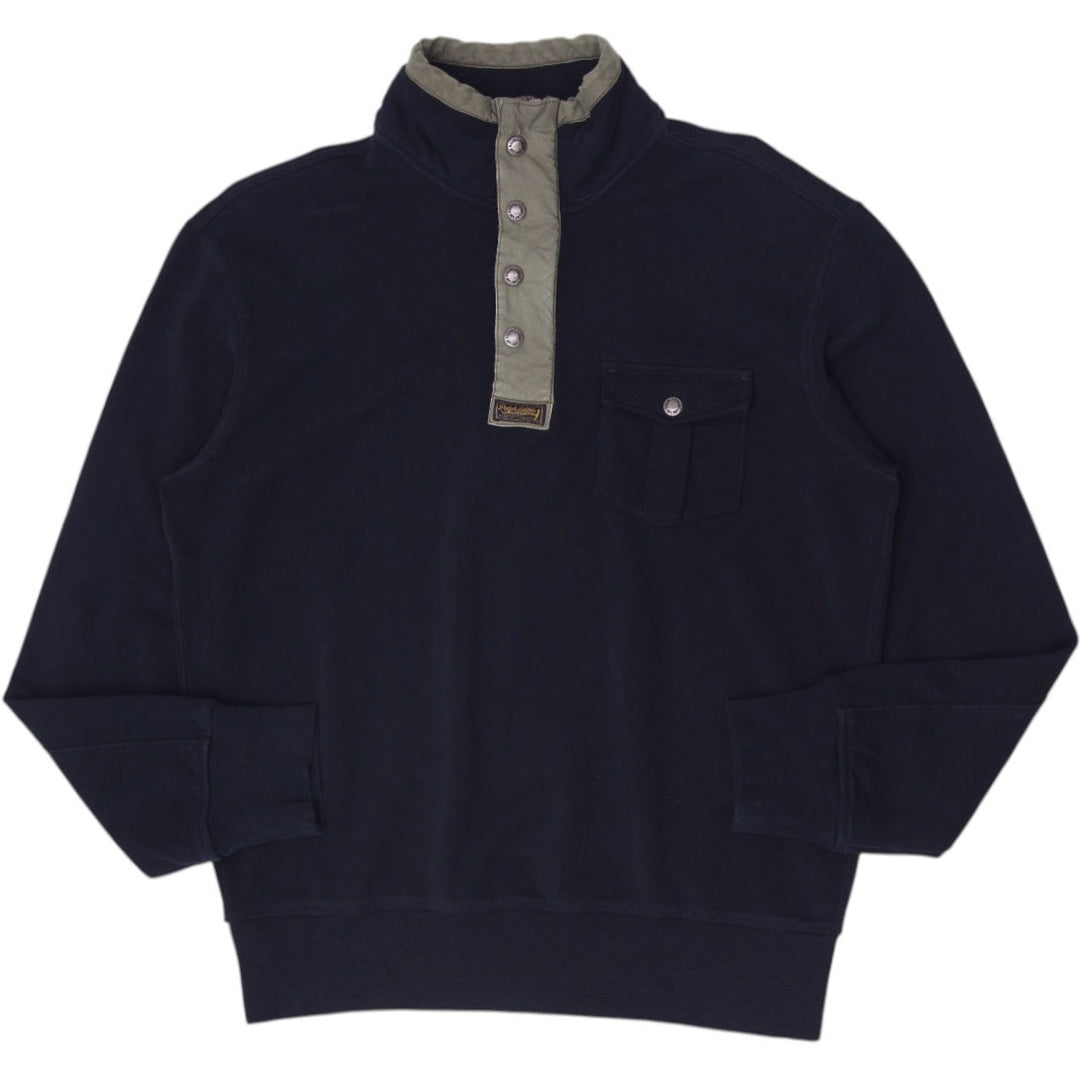 Vintage Polo Ralph Lauren Snap Button Pullover Sweatshirt Size L