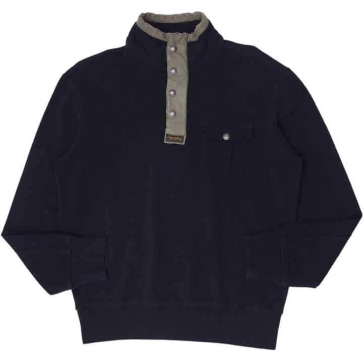 Vintage Polo Ralph Lauren Snap Button Pullover Sweatshirt Size L