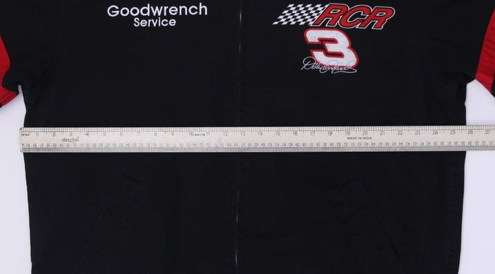 Vintage Chase Authentics Dale Earnhardt NASCAR Goodwrench Service Black Jacket