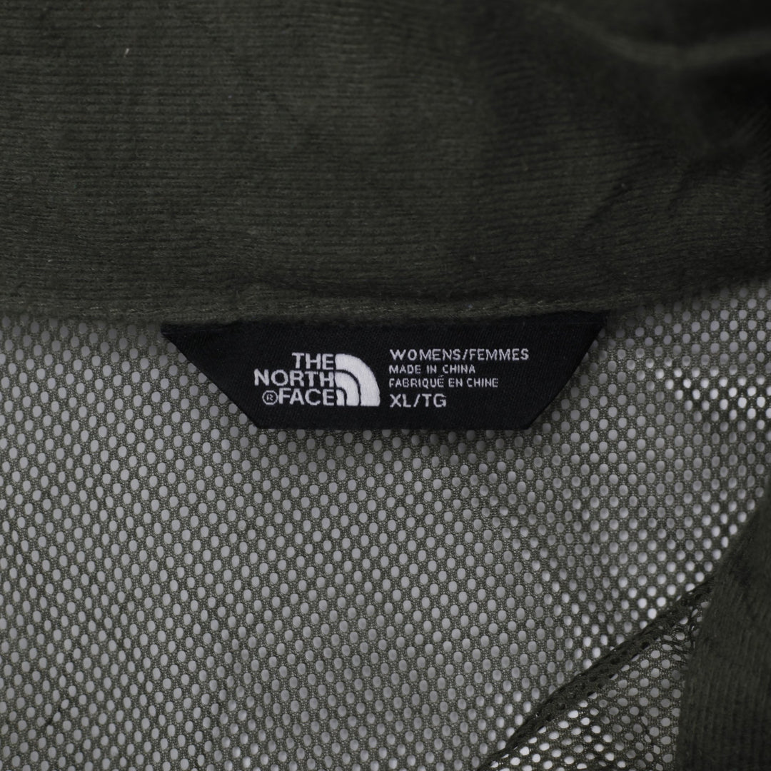 Ladies The North Face Jacket Olive Hooded Windbreaker Lightweight XL
