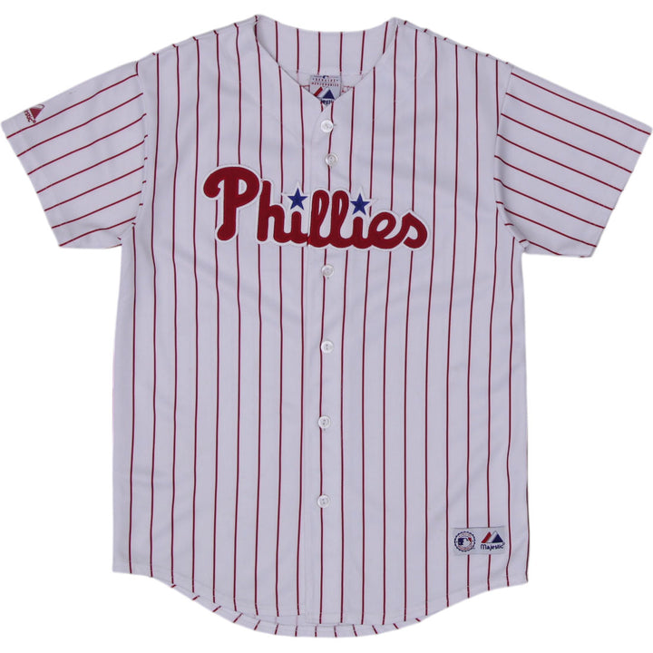 Vintage 00s Majestic Philadelphia Phillies Pinstripe Jersey Size XL | Migration_Jerseys | Fashion Rerun