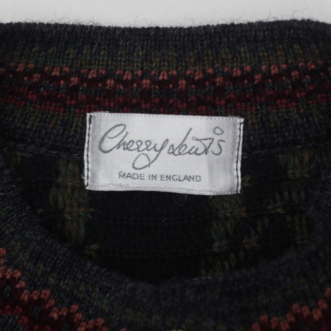 Vintage Cherry Levis  Wool Cardigan Sweater Ladies - Fashion Rerun Vintage Migration_Sweaters