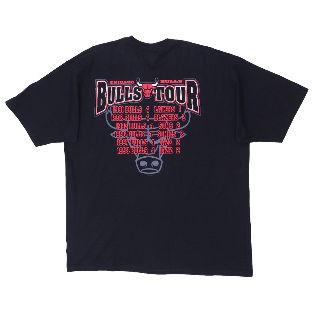 1998 Vintage Chicago Bulls NBA Finals Champion T-Shirt Starter XL