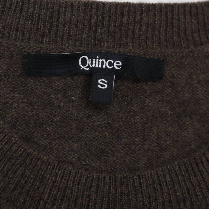 Ladies Quince 100% Cashmere Short Sleeve Sweater