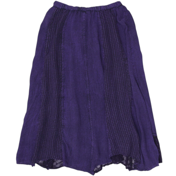 Y2K Ladies Lacy Jessie Embroidered Beaded Midi Skirt Size S