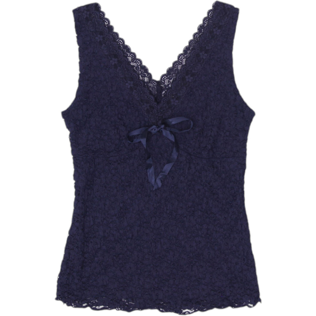 Y2K Ladies Lace V-Neck Camisole Top Size M | Migration_Y2K Tops | Fashion Rerun