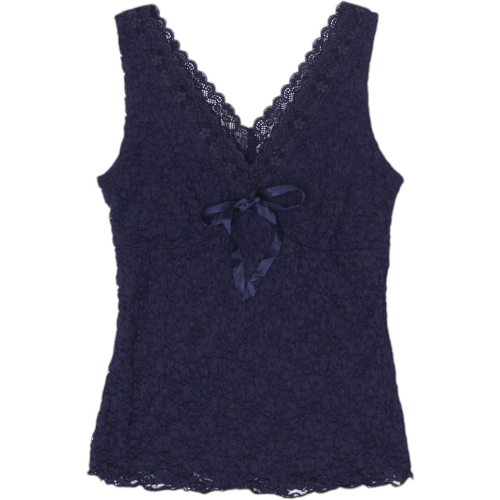 Y2K Ladies Lace V-Neck Camisole Top Size M | Migration_Y2K Tops | Fashion Rerun