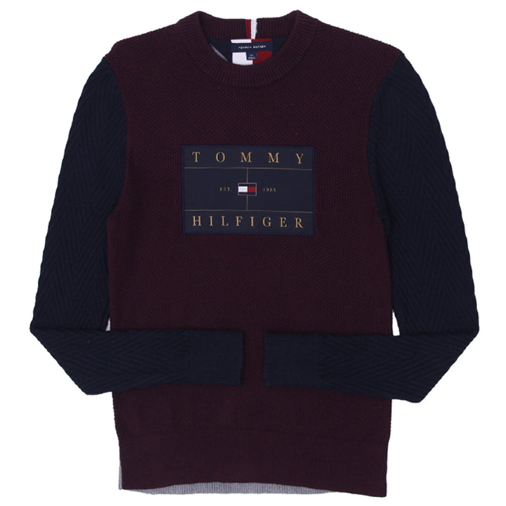 Mens Tommy Hilfiger Icon Colorblock Flag Sweater