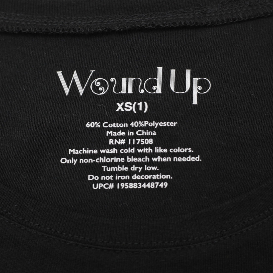 Y2K Ladies Wound Up Short Sleeves Graphic Tee Size XS