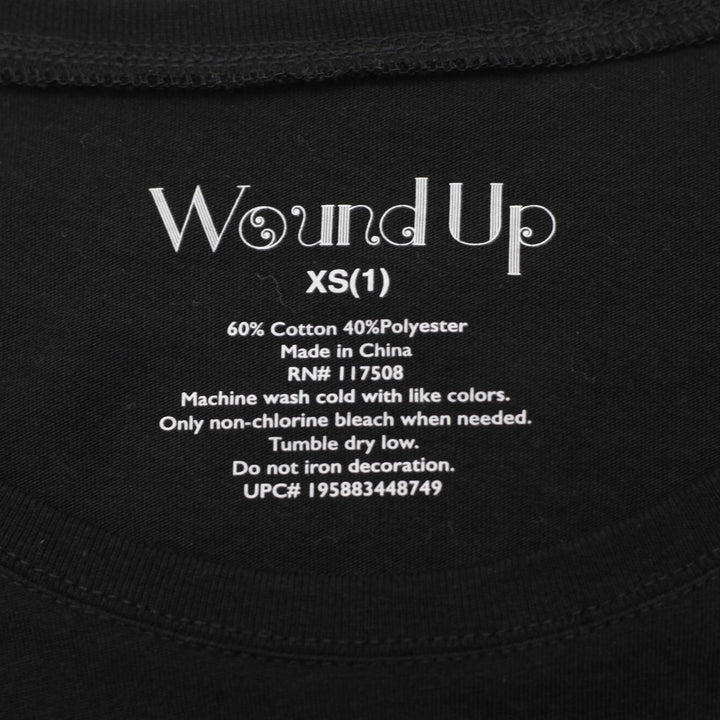 Y2K Ladies Wound Up Short Sleeves Graphic Tee Size XS