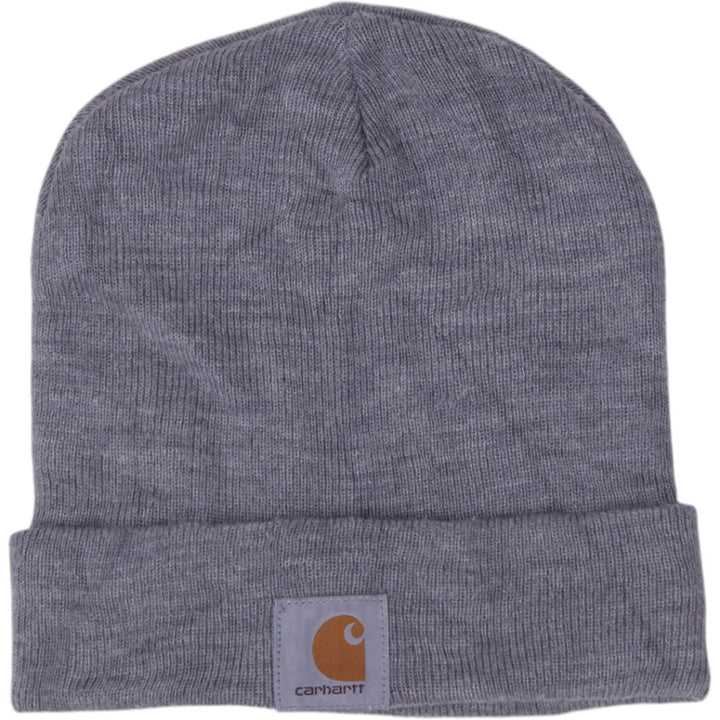 Mens Carhartt Gray Knit Cuff Beanie