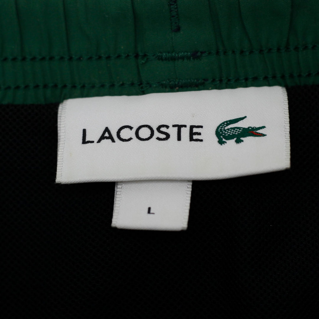 Mens Lacoste Navy Blue Quick-Dry Swim Trunks Board Shorts Size Large