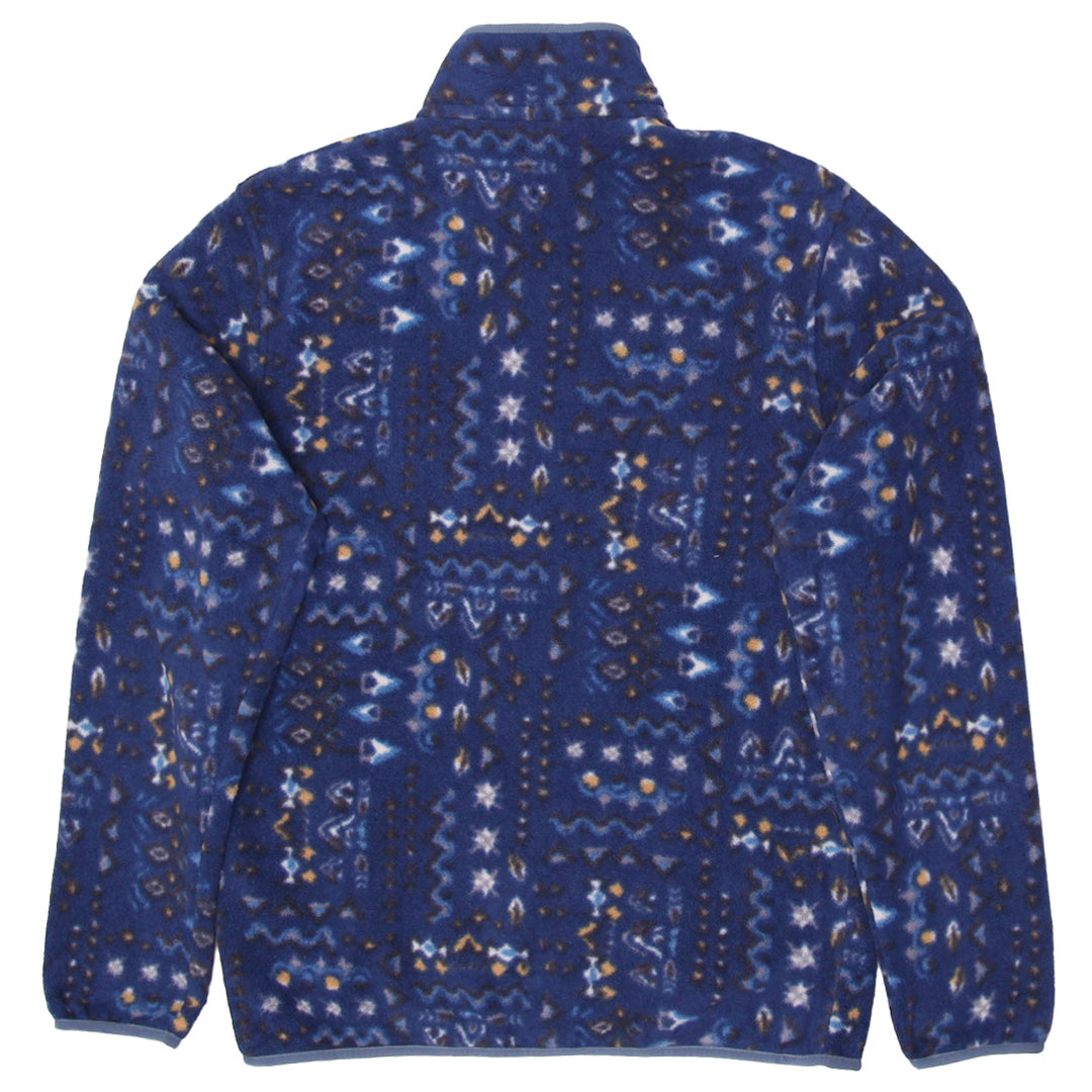 Mens Patagonia Synchilla Printed Quarter Snap Button Fleece Top