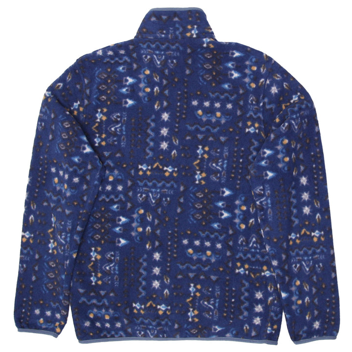 Mens Patagonia Synchilla Printed Quarter Snap Button Fleece Top