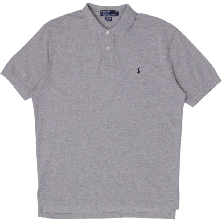 Mens Polo Ralph Lauren T-Shirt Gray Short Sleeve Classic Size L