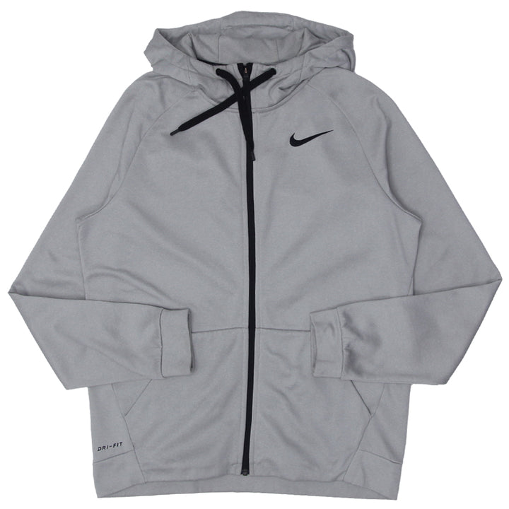 Mens Nike Dri-Fit Swoosh Embroidered Full Zip Hoodie - Fashion Rerun Vintage Migration_Sweaters