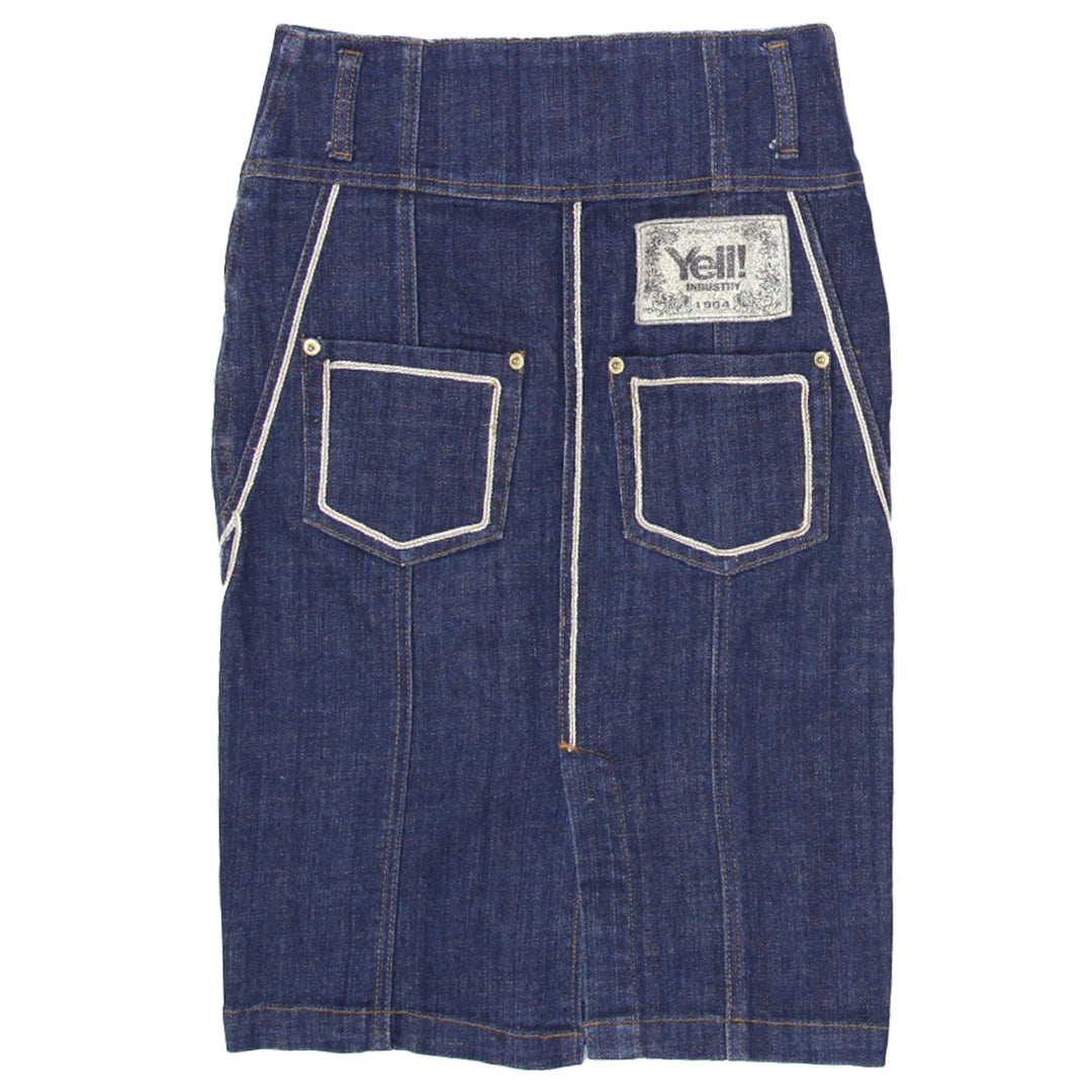 Y2K Ladies Yell Industry Denim Midi Skirt