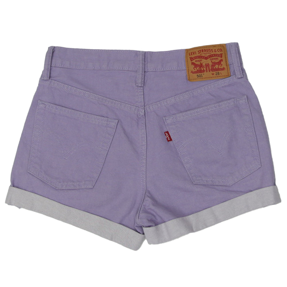 HOT Levi Shorts Lilac Denim Shorts Ladies Levis 501 Purple