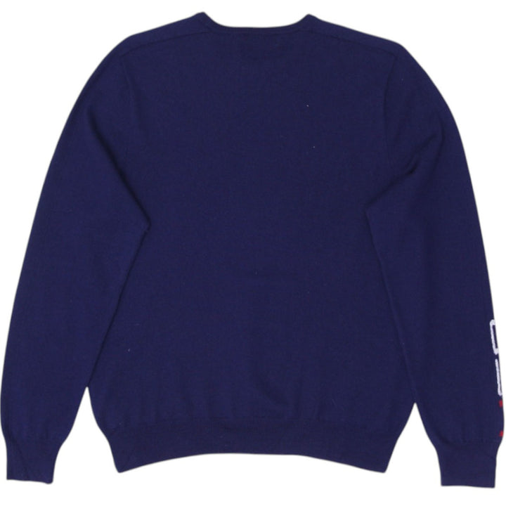 Vintage Polo Golf Ralph Lauren Navy American Flag Knit Sweater L