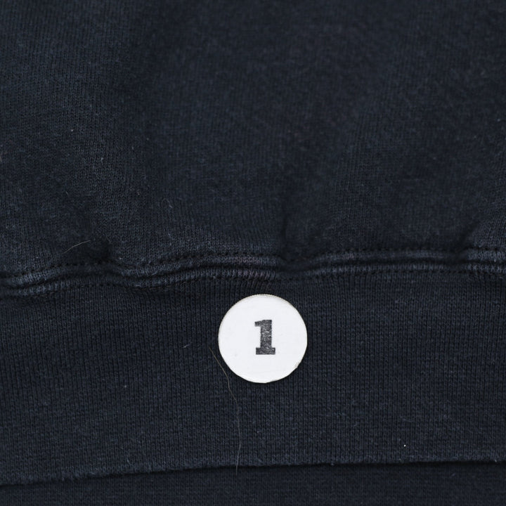Vintage Embroidered Nike Center Swoosh Logo Black Pullover Hoodie Made In USA | Migration_Hoodies - View 6 | Fashion Rerun