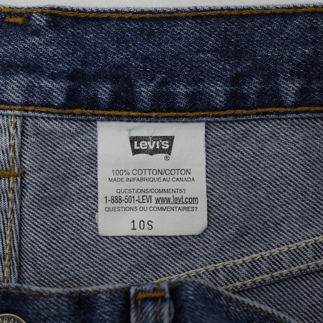 Vintage 90s Levi's 57304 Straight Fit Jeans Size 10S | Migration_Jeans - Back View | Fashion Rerun
