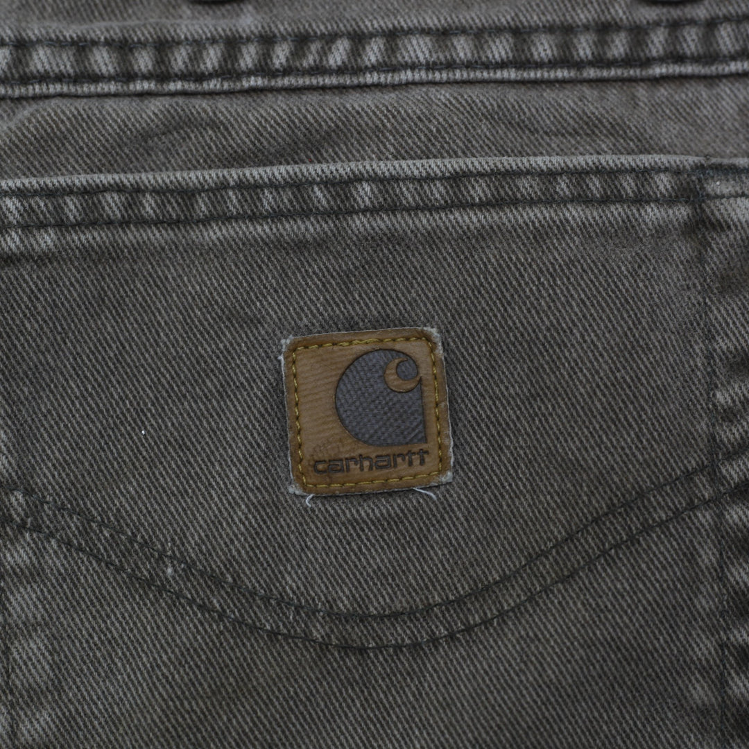 Vintage Carhartt B22CHT Jeans Dark Brown 34x30 Made In USA