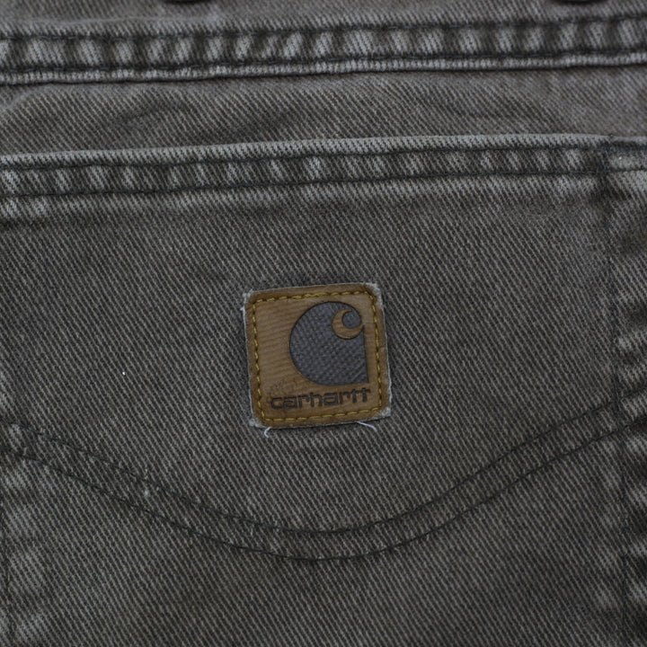 Vintage Carhartt B22CHT Jeans Dark Brown 34x30 Made In USA