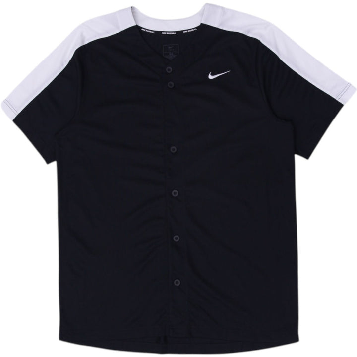 Mens Nike Baseball Jersey Black Button-Up Athletic Size 44 | Migration_Jerseys | Fashion Rerun