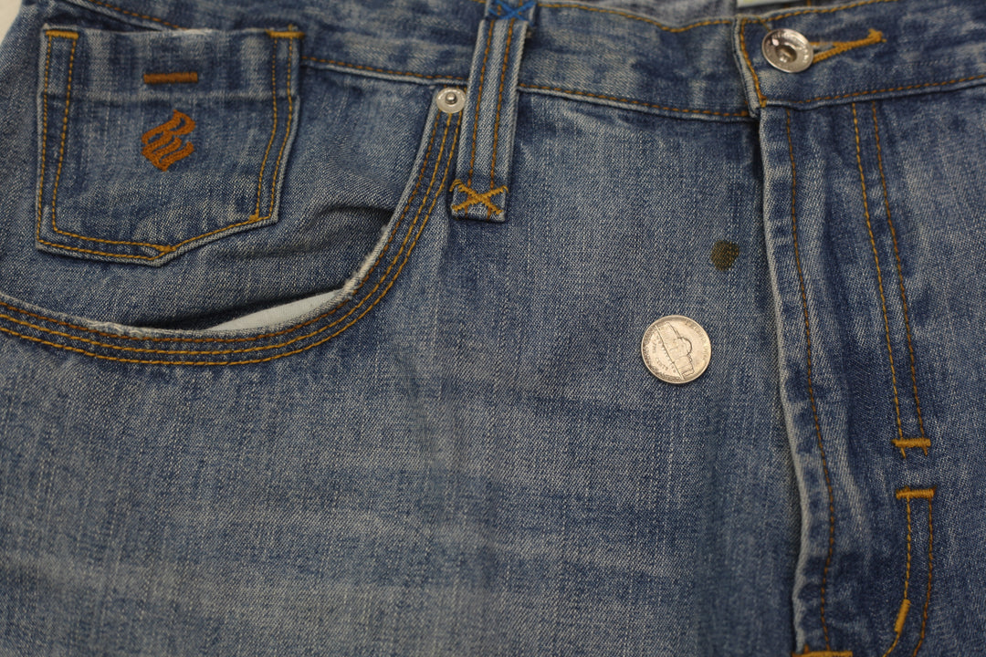 Y2K Mens Rocawear Washed Straight Baggy Jeans