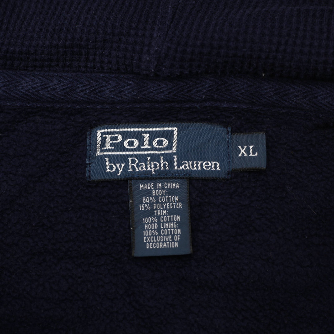 Vintage Polo Ralph Lauren Full Zip Hoodie Size XL | Migration_Hoodies - Back View | Fashion Rerun
