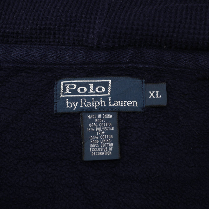 Vintage Polo Ralph Lauren Full Zip Hoodie Size XL | Migration_Hoodies - Back View | Fashion Rerun