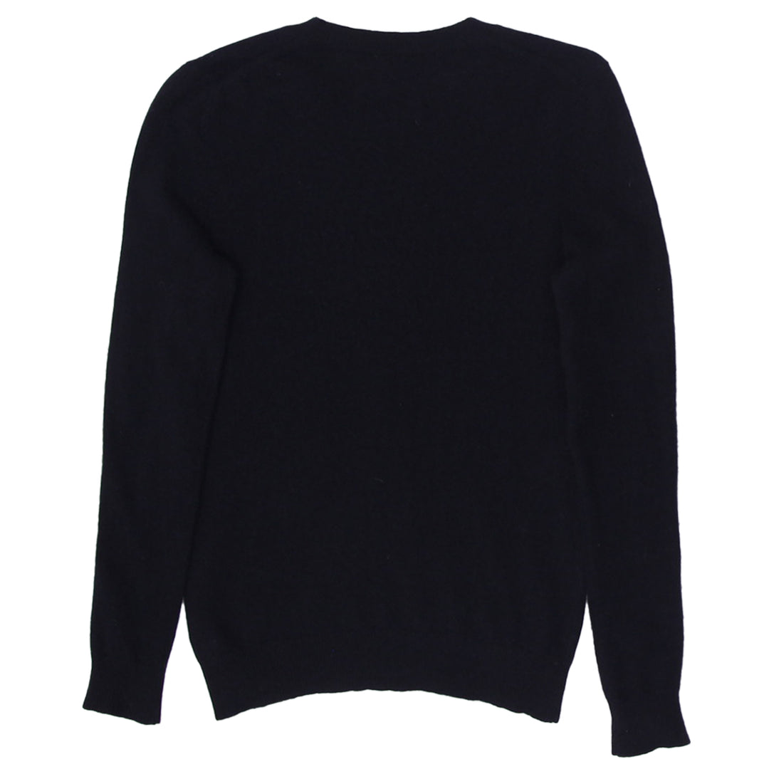 Ladies Lord & Taylor 100% Cashmere Black Sweater