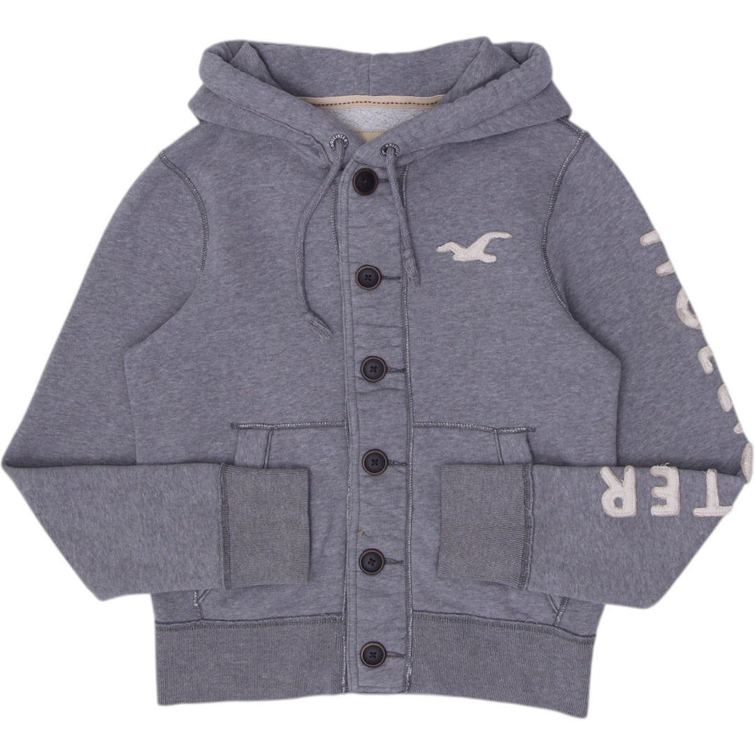 Mens Hollister Button Up Fleece Lined Hoodie Size S | Migration_Hoodies | Fashion Rerun