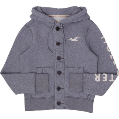 Mens Hollister Button Up Fleece Lined Hoodie Size S | Migration_Hoodies | Fashion Rerun