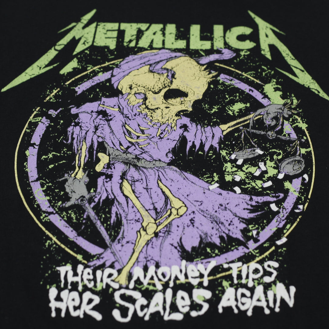 Mens Metallica Their Money Tips Her Scales Again T-Shirt Size M