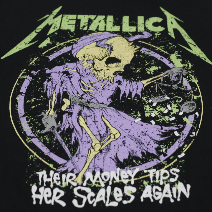Mens Metallica Their Money Tips Her Scales Again T-Shirt Size M