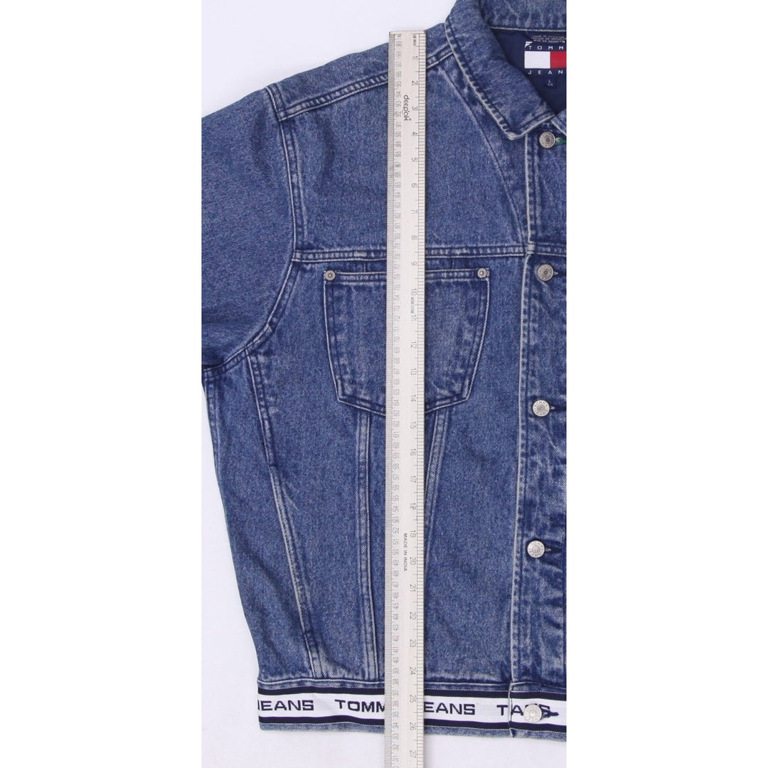 Vintage Tommy Jeans Denim Trucker Blue Jacket Size L | Migration_Jackets - View 7 | Fashion Rerun
