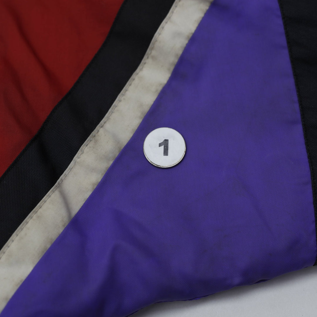 Vintage Choko Lite Racing Jacket Mens Black Red Purple Snowmobile Coat